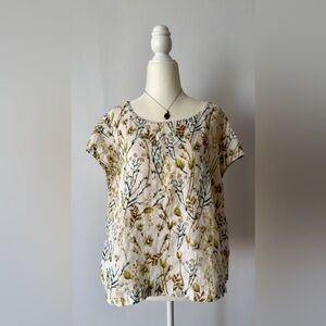 Cynthia Rowley Floral Print Top